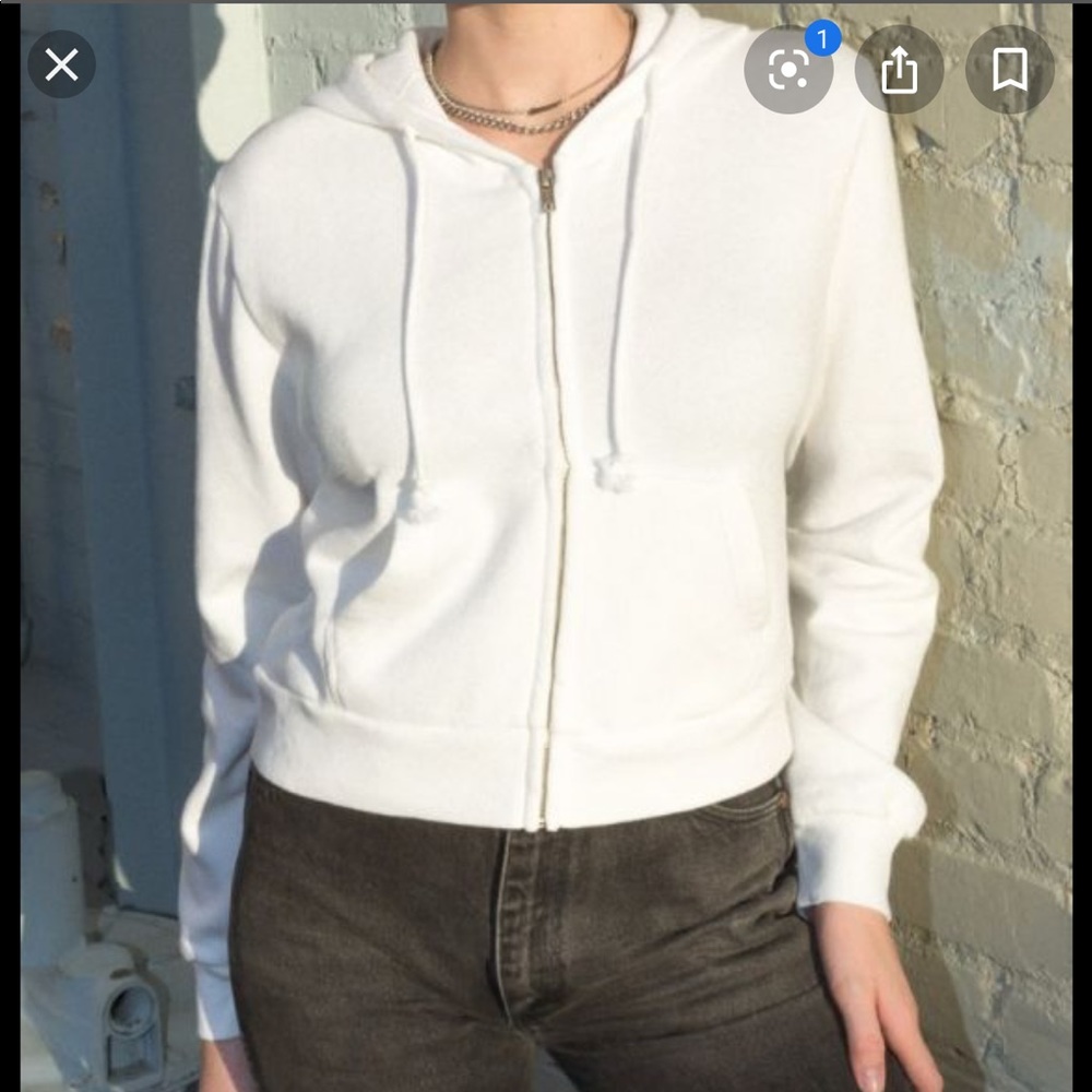 white crystal hoodie!